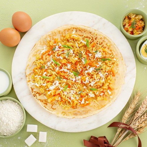 Блин с капустой и яйцом (90 г)