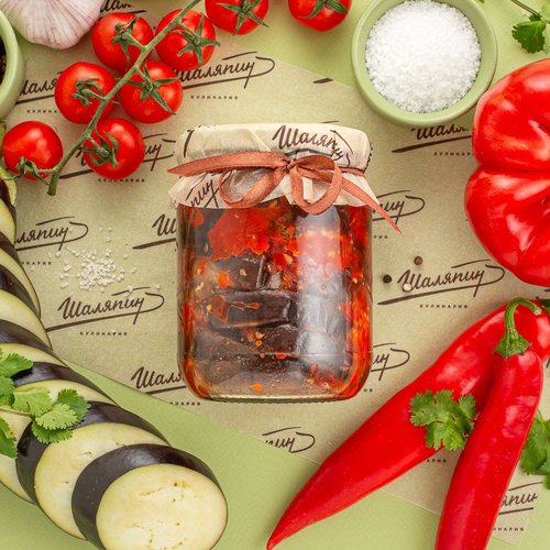 Баклажаны в аджике (500 г)