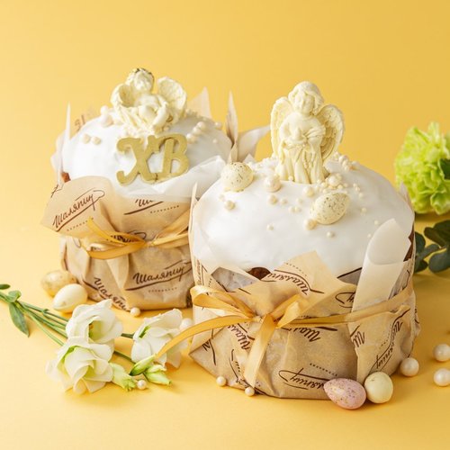 Кулич большой с ангелом (1,1 кг)