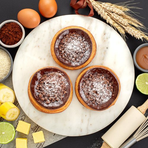 Дениш с бананом и карамелью (110 г)