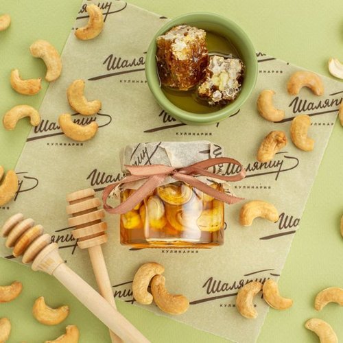 Мед с кешью (120 г)