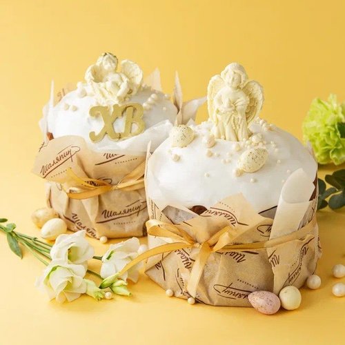 Кулич большой с ангелом (1,1 кг)