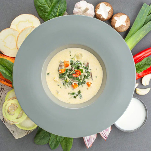 Овощной суп с грибами и шпинатом (350 г)